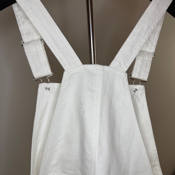 Reformation Darcie Linen Dress White - Size 6 - Picture 5 of 10